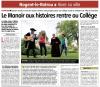 Le Manoir aux Histoires rentre au Collège